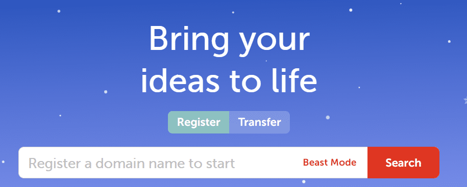 Register a domain name